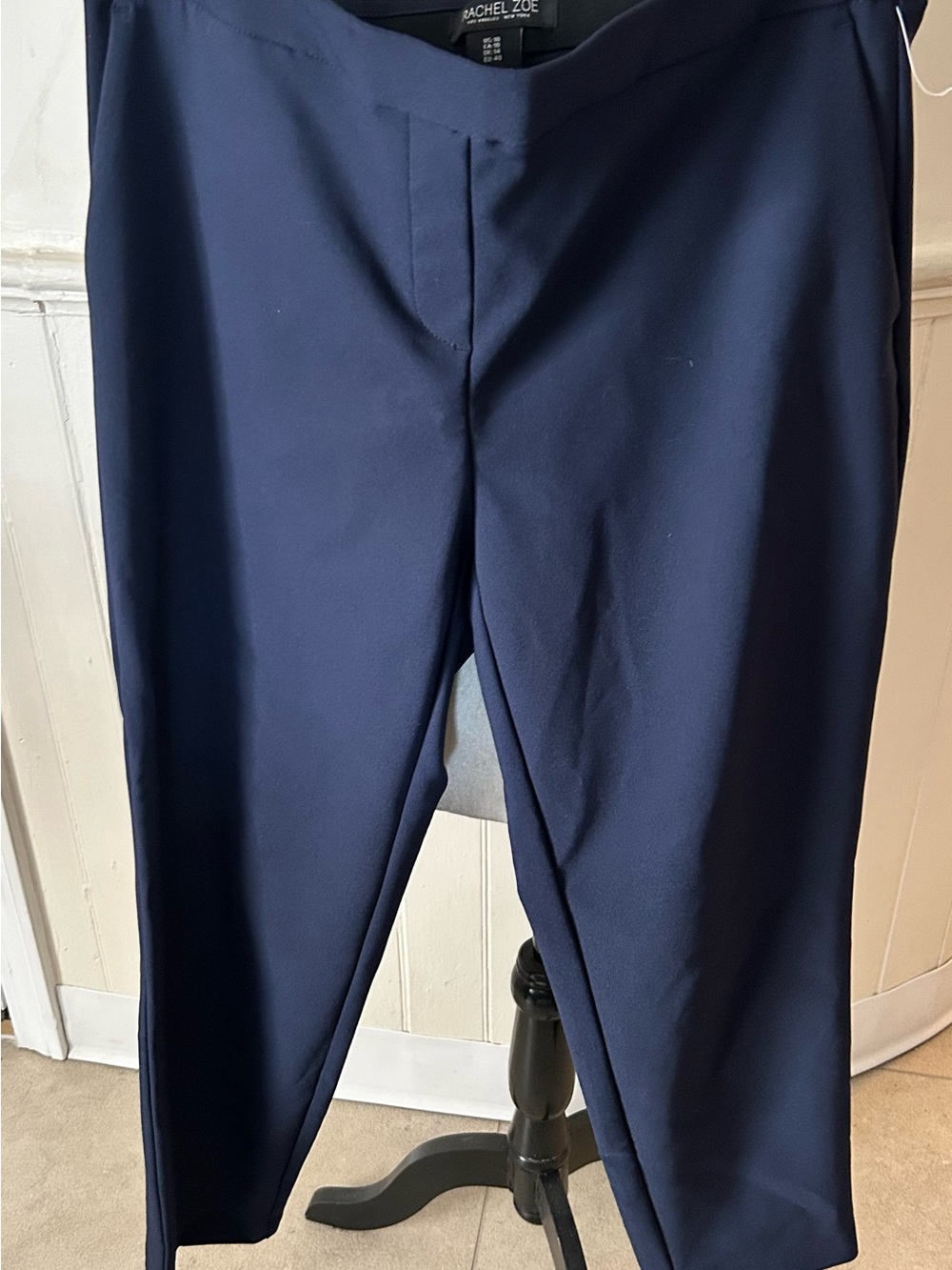 Rachel Zoe Navy Pull On High-Rise Slim Leg Ankle Pants/10/NWOT
